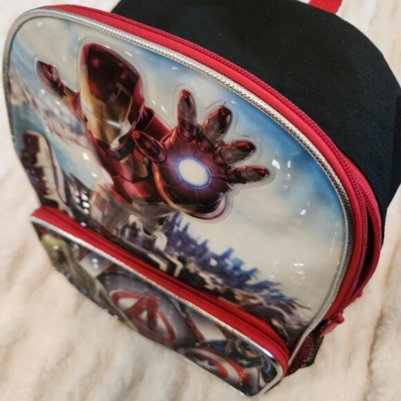 Marvel Avengers Kid's Red & Black Backpack - Picture 1 of 15